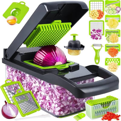 16-in-1 High-Quality Mandoline Slicer & Vegetable Chopper