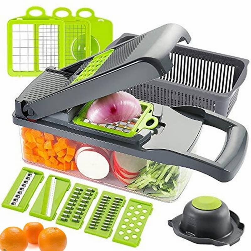 16-in-1 High-Quality Mandoline Slicer & Vegetable Chopper