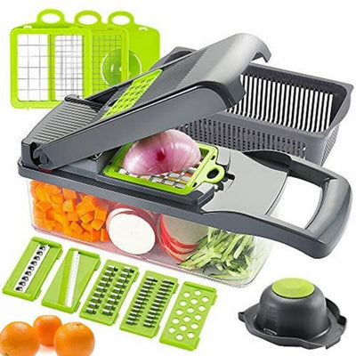 16-in-1 High-Quality Mandoline Slicer & Vegetable Chopper