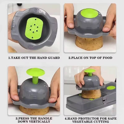16-in-1 High-Quality Mandoline Slicer & Vegetable Chopper