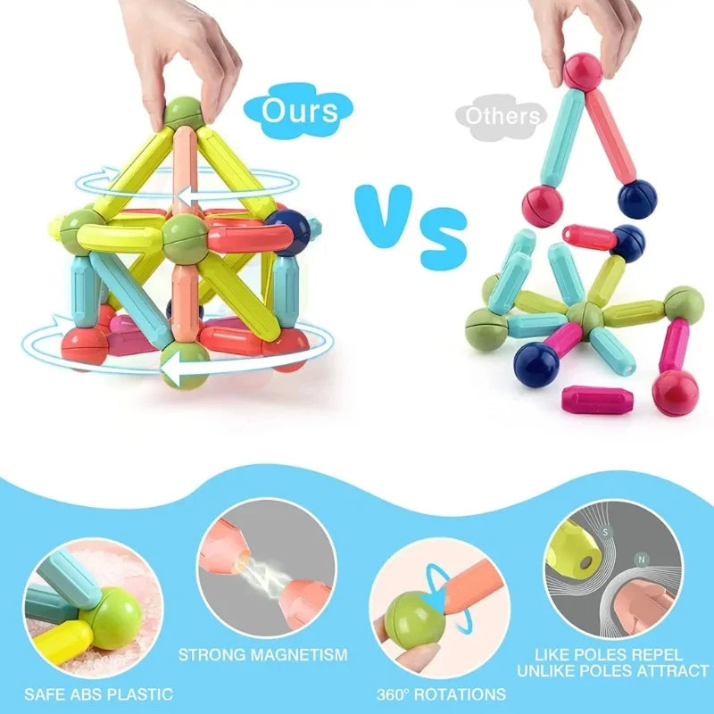 25 Pcs Magnetic Building Blocks Toy