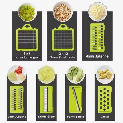 16-in-1 High-Quality Mandoline Slicer & Vegetable Chopper