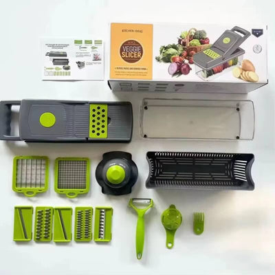 16-in-1 High-Quality Mandoline Slicer & Vegetable Chopper