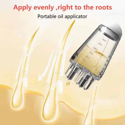 2-in-1 Scalp Root Hair Oil Applicator Comb