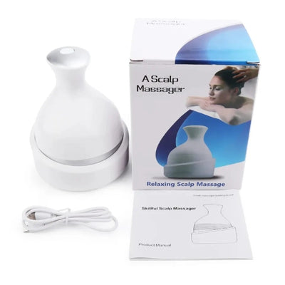 Scalp Massager — with 4 Moveable Clusters