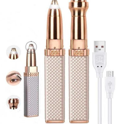 2-in-1 Flawless Facial Hair Remover & Eyebrow Trimmer