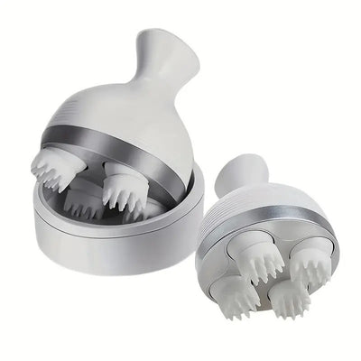 Scalp Massager — with 4 Moveable Clusters