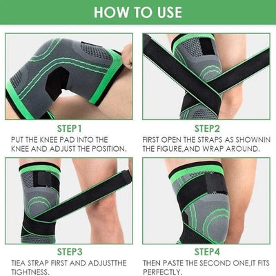 Adjustable 3D Knee Support Band