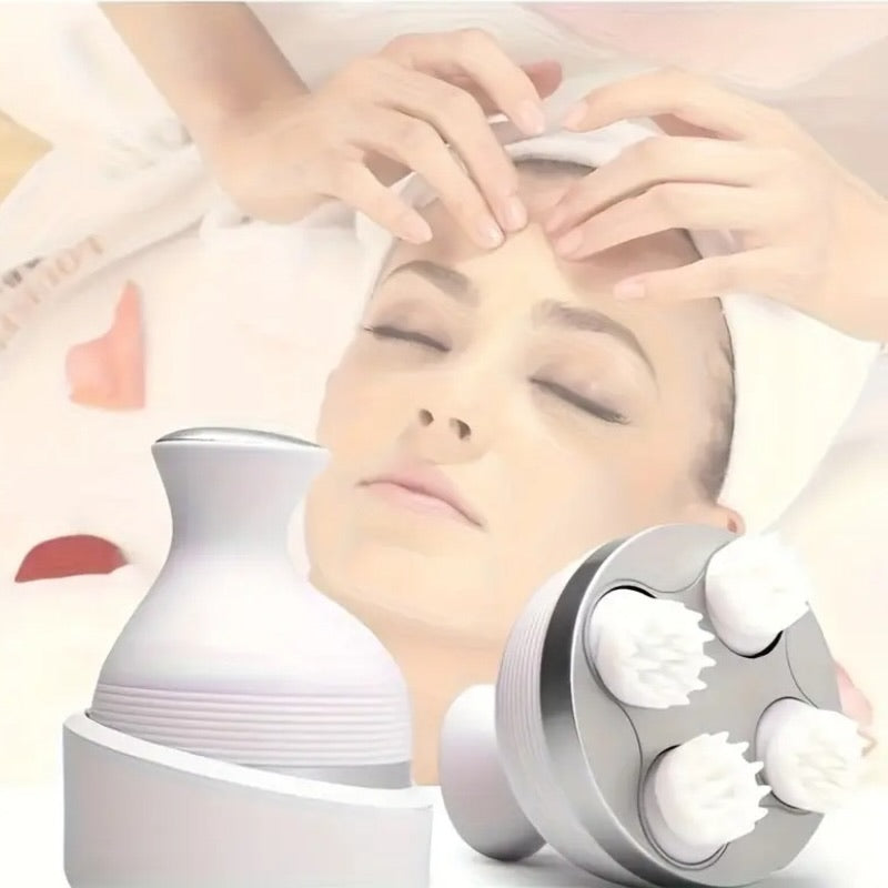 Scalp Massager — with 4 Moveable Clusters