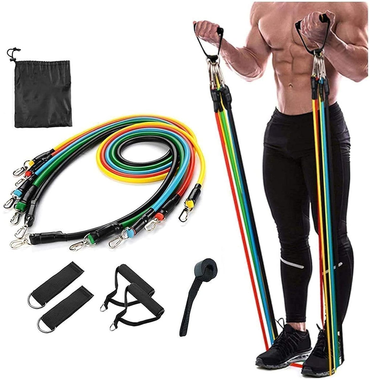 Gym Belt with Box 5-in-1Packing